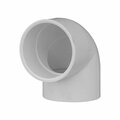 Defenseguard PVC Schedule 40 90 Degree Elbow Socket - 3 in. DE3366390